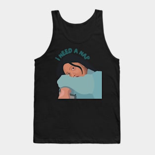 most likely to take a nap Sticker Tank Top